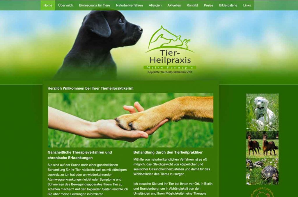Heydorndesign - Website & Grafik - Tierheilpraxis