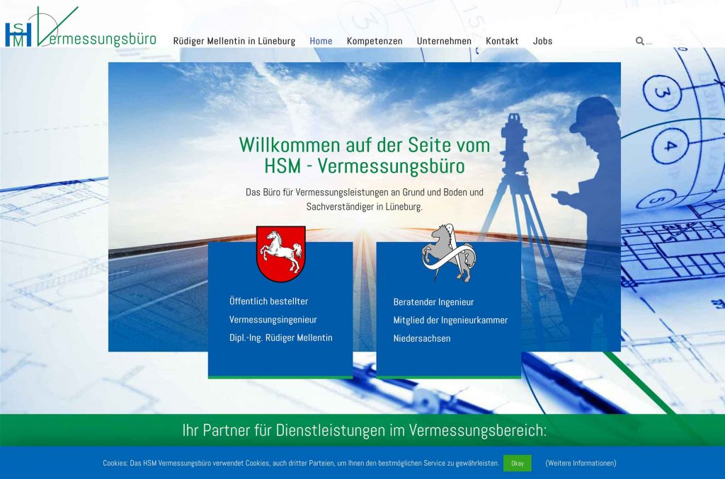 Heydorndesign - Website & Grafik - HSM Vermessung